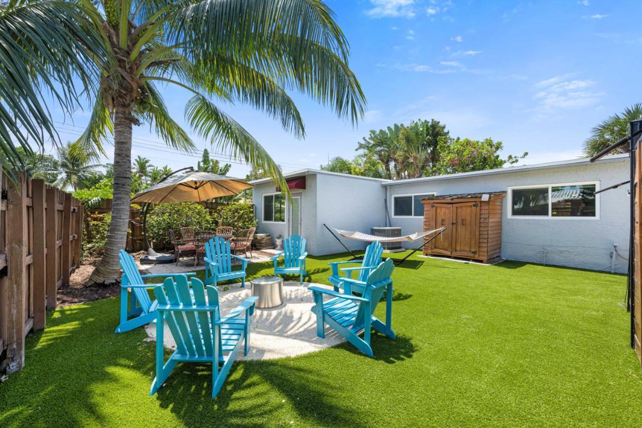 Palms Retreat! Giant Heated Pool-Hottub-Firepit-5Min2Beach-Pets-Ev Chgr Форт-Лодердейл Экстерьер фото